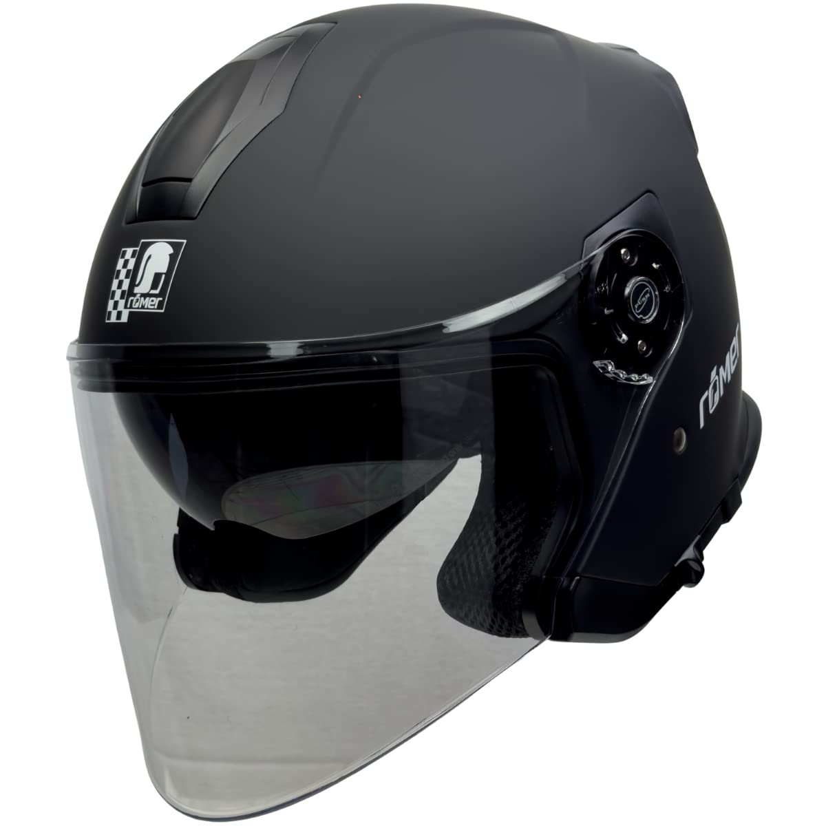 Römer Helmets Motorradhelm Koblenz, Matt Schwarz, Größe L von Römer