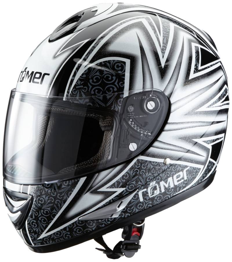 Römer Tribal Motorradhelm, Silber, Größe L von Römer