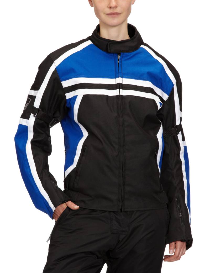 Römer Washington Motorradjacke Blouson, Schwarz/Blau/Weiß, Größe M von Römer