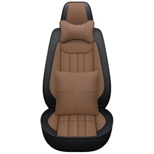 Roguzm Autositzbezüge Universal passend für Nissan Pathfinder S X-Trail X-Trail T30 X-Trail T32 X-Trail T31 Premium Nappaleder Kissenbezüge von Roguzm