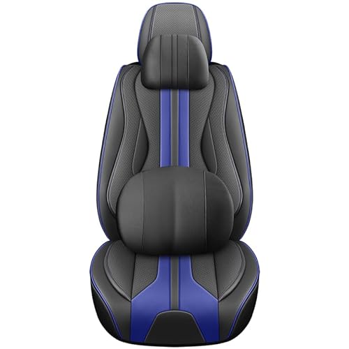 Roguzm Autositzbezüge Universal passend für Toyota Corolla Prius Seat Altea Xl Kia Stinger Premium PU Leder Kissenbezüge von Roguzm