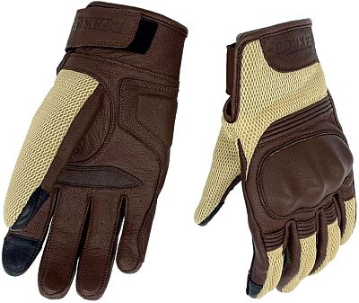 Rokker Austin, Handschuhe - Beige/Dunkelbraun - 3XL von Rokker