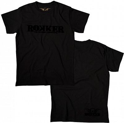 Rokker Black Jack, T-Shirt - Schwarz/Schwarz - 4XL von Rokker