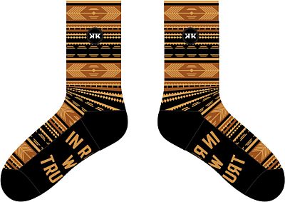 Rokker Boho Trust, Socken Unisex - Braun/Schwarz/Beige - 36-39 EU von Rokker