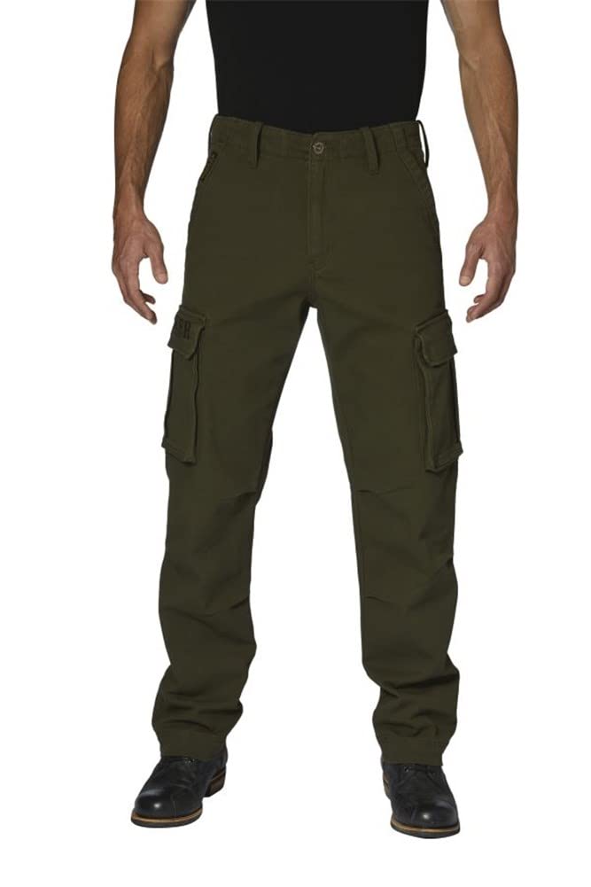 Rokker Cargo Motorrad Textilhose (Oliv,34) von Rokker