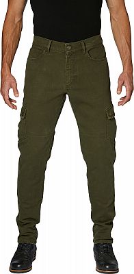 Rokker Cargo Slim, Textilhose unisex - Oliv - W25/L32 von Rokker