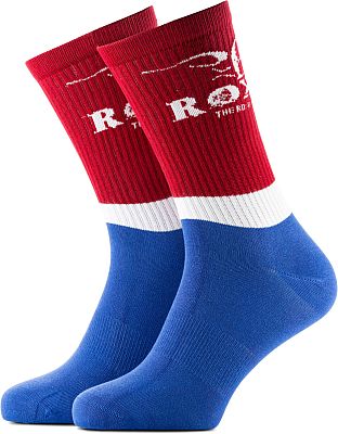 Rokker Classic 2 LT, Socken Unisex - Rot/Blau/Weiß - 40-43 EU von Rokker