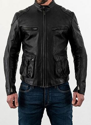 Rokker Goodwood, Lederjacke - Schwarz - XL von Rokker