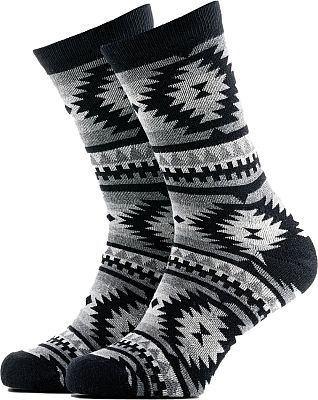 Rokker Native, Socken Unisex - Grau/Schwarz - 36-39 EU von Rokker