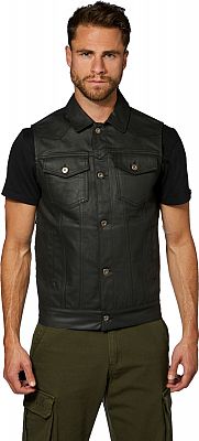 Rokker Rokkertech Club Black, Jeans-Weste - Schwarz - 3XL von Rokker