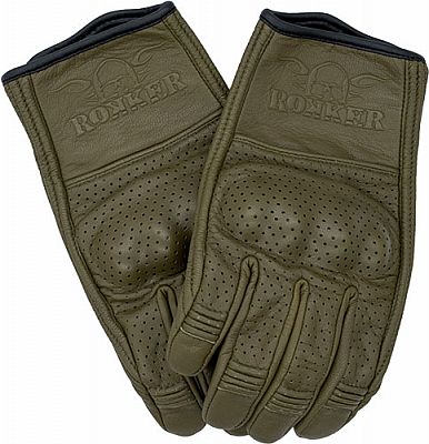 Rokker Tucson, Handschuhe perforiert - Oliv - M von Rokker