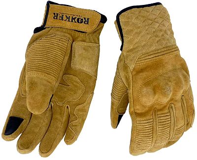 Rokker Tucson Rough, Handschuhe - Hellbraun - 3XL von Rokker