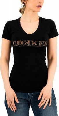 Rokker Vintage, T-Shirt Damen - Schwarz/Braun - 3XL von Rokker