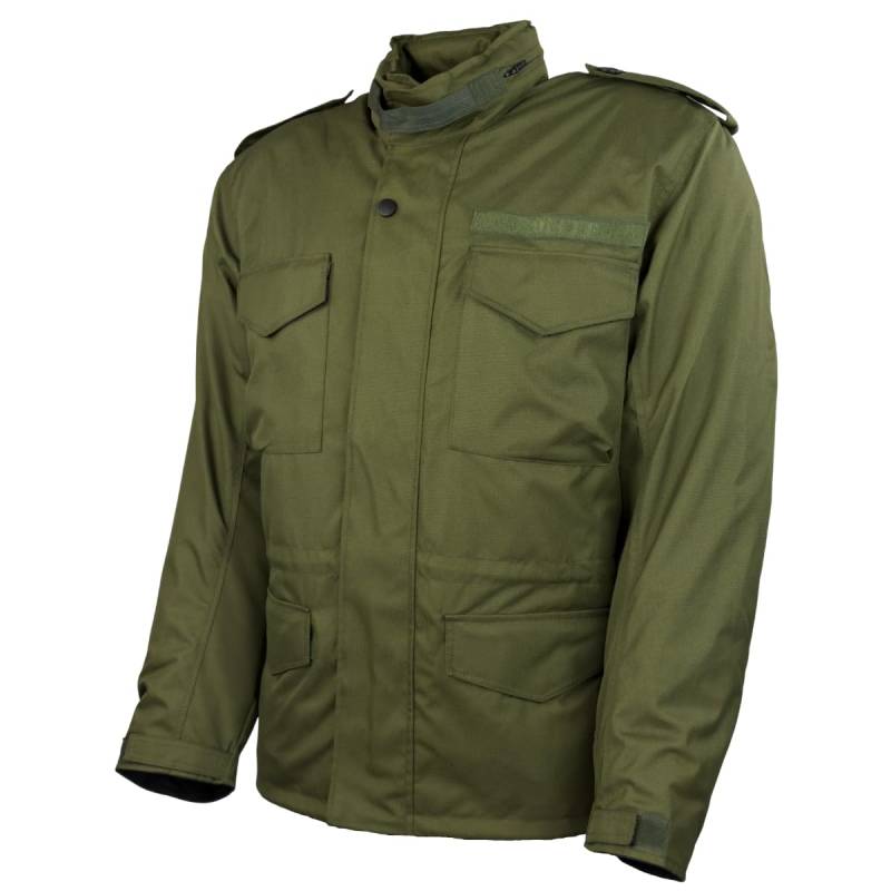 Motorradjacke M65 Olivgrün, BW-Grün, Army, Feldjacke von Roleff Racewear