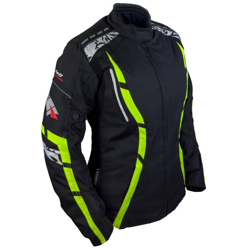 Roleff 150922 Racewear Zelina, Motorradjacke Zelina, Neon Gelb, Größe S von Roleff Racewear