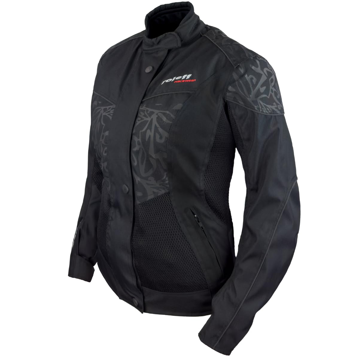 Roleff Racewear Mesh Motorradjacke Lady Messina, Schwarz, Größe S von Roleff Racewear