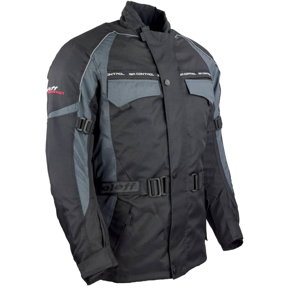 Roleff 7015 Racewear Reno Motorradjacke Reno RO 70i, Schwarz/Grau, Größe XL von Roleff Racewear