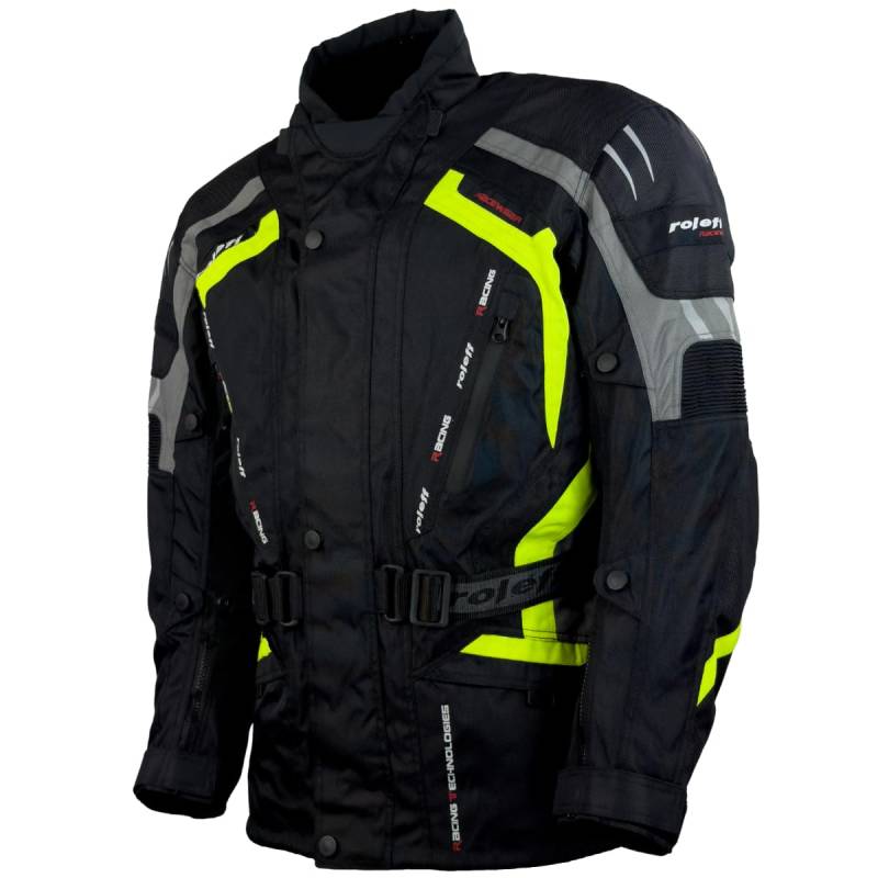 Roleff Racewear Kodra Jacke Gent RO 387, Schwarz/Grau/Neon, Größe XXL von ROLEFF