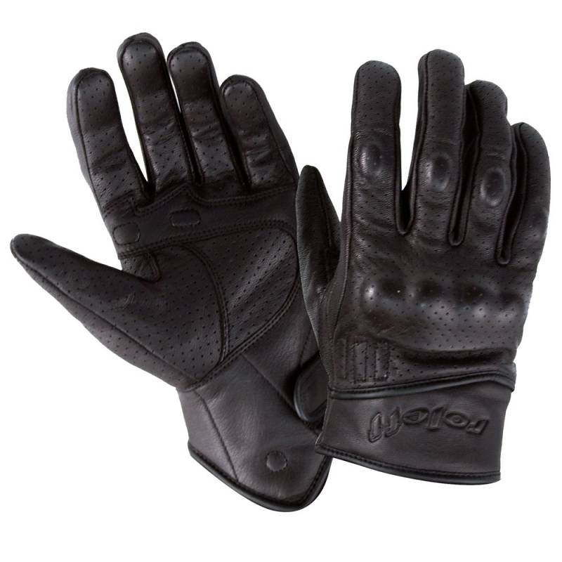 Roleff Racewear Lederhandschuhe, Schwarz, XL von Roleff