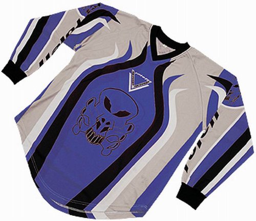 Roleff Racewear Motocross Shirt, Schwarz Blau, Größe XXXL von Roleff