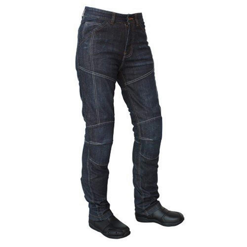 Roleff Racewear Motorradhose Kevlar Jeans für Damen, Blau, Größe 26 von ROLEFF