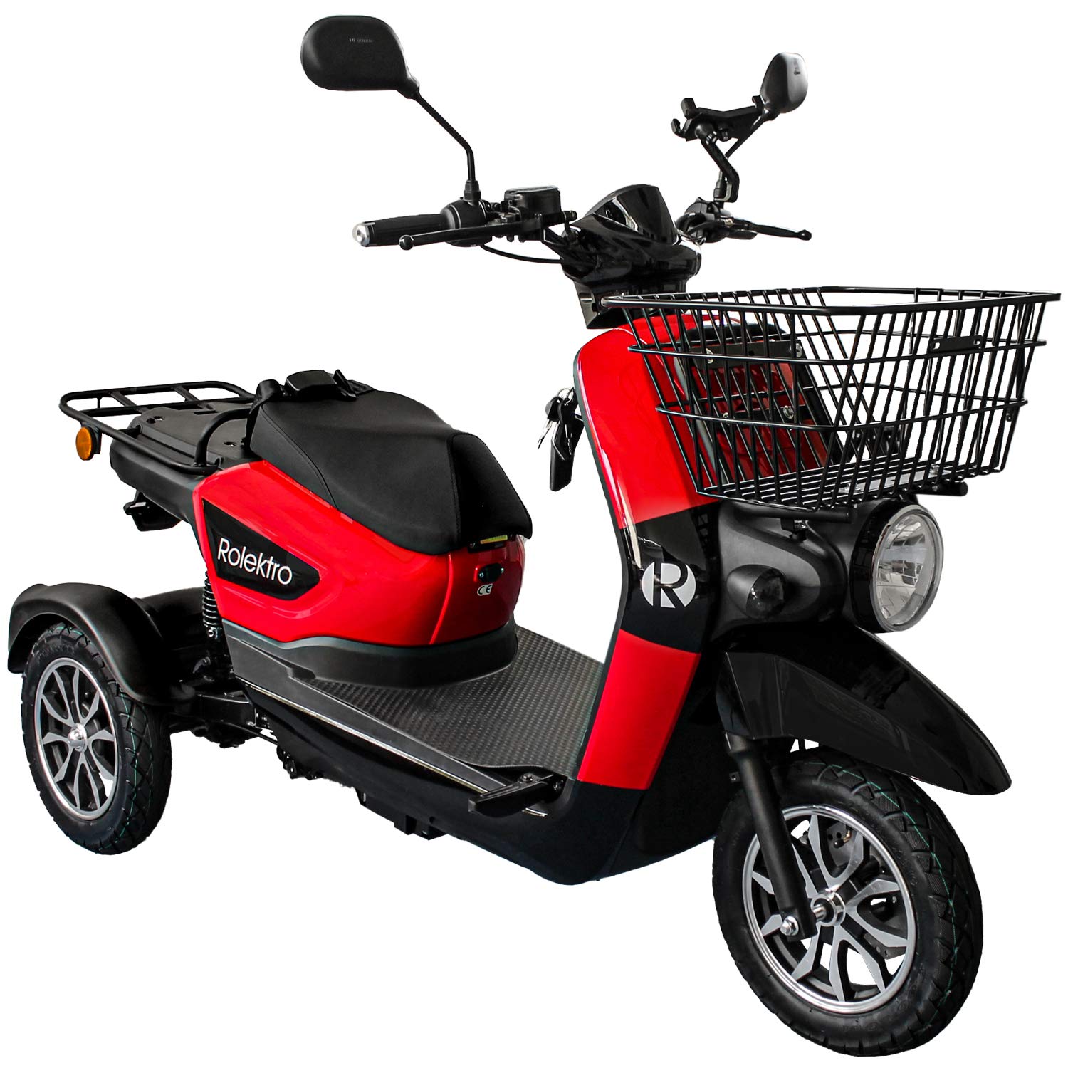 Rolektro E-Carrier-25 Dreirad Elektromobil 25km/h - 1000W 3-Rad Seniorenmobil E-Moped EU-Zulassung von Rolektro