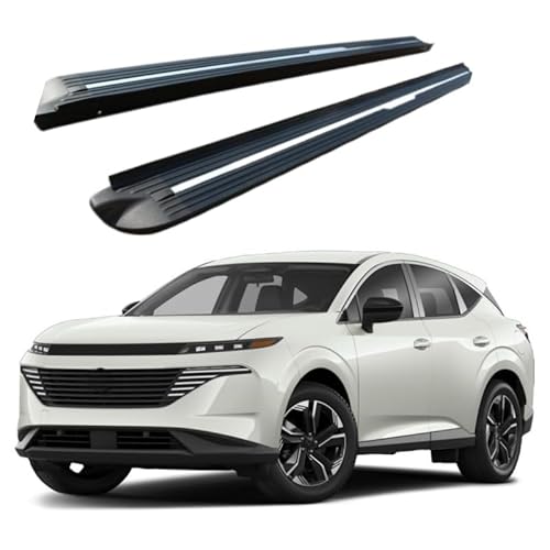 2 x Aluminium-Trittbretter, feste Nerf-Stangen, Seitenstufen mit Halterungen, kompatibel mit Nissan Murano 2025+ (HJG) von RollingMotor