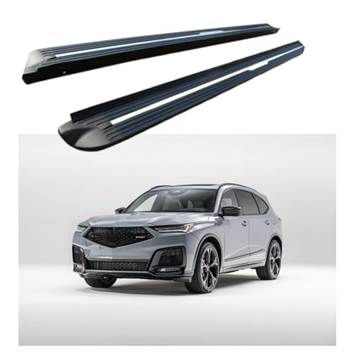 2 x Aluminium-Trittbretter, feste Nerf-Stangen mit Halterungen, kompatibel mit Acura RDX 2019–2025 (HJG) von RollingMotor