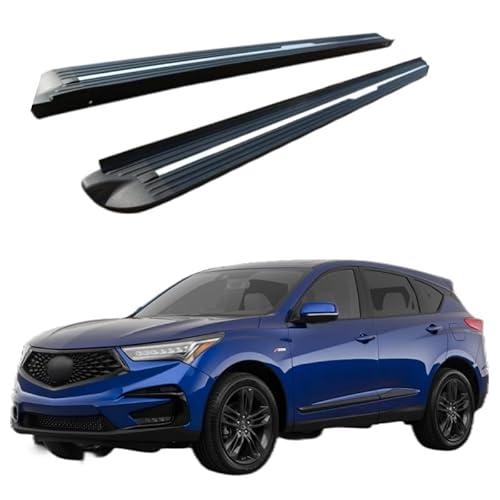 2 x Aluminium-Trittbretter, feste Nerf-Stangen mit Halterungen, kompatibel mit Acura RDX 2019–2025 (HJG) von RollingMotor