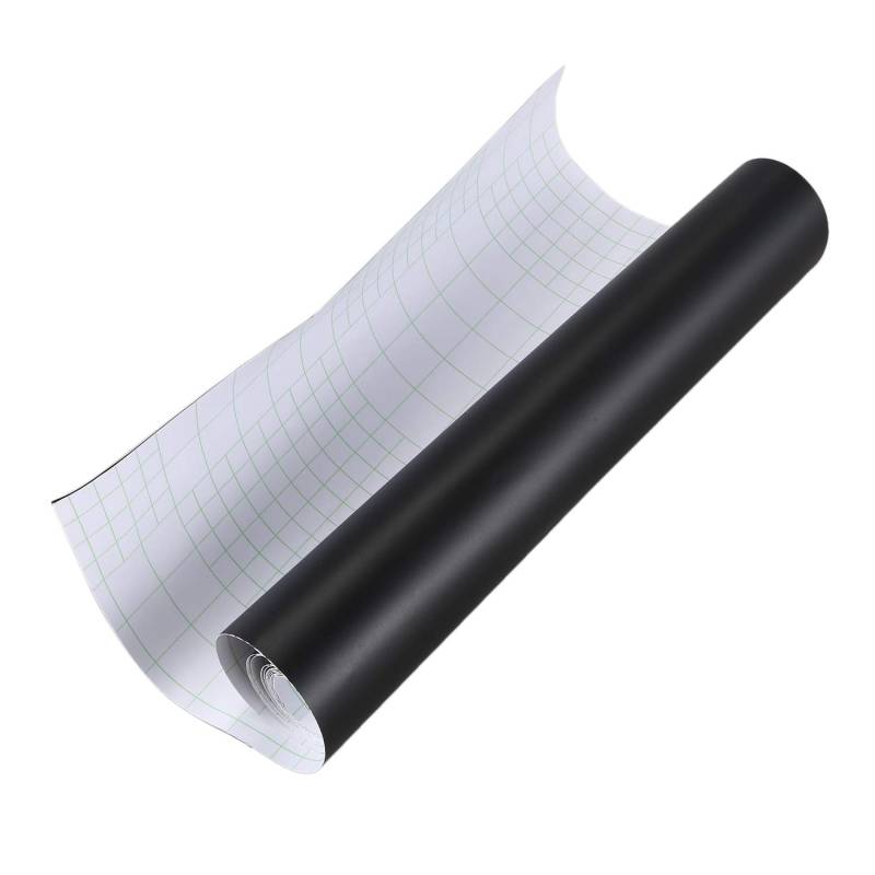 Ronlok Vinylfolie, 30,5 x 152,4 cm, Schwarz, matt, für Autoverpackung, DIY, selbstklebend von Ronlok