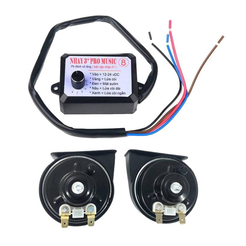 Ronyme 12V Auto Elektrische Controller Set Langlebige Reparaturteile Ersetzen Sie Teile Steuereinheit für Motorräder, 8 Töne von Ronyme