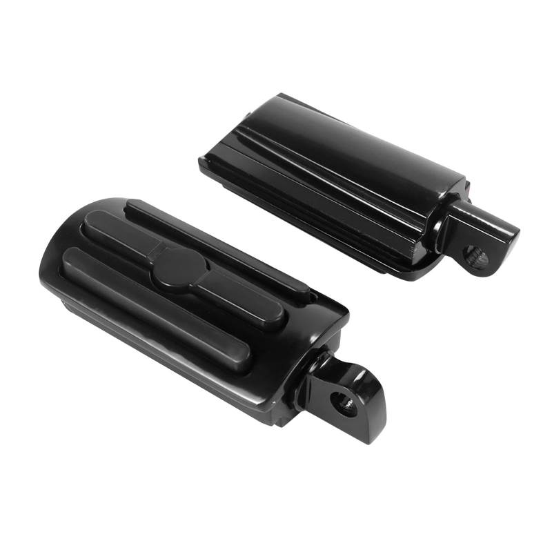 Ronyme 2 Stück Fußstützen Motorrad -Fuß -Pegs Accessoire Pedal Board Foot Pedal zum Ersatz für den Anhang, Schwarz von Ronyme