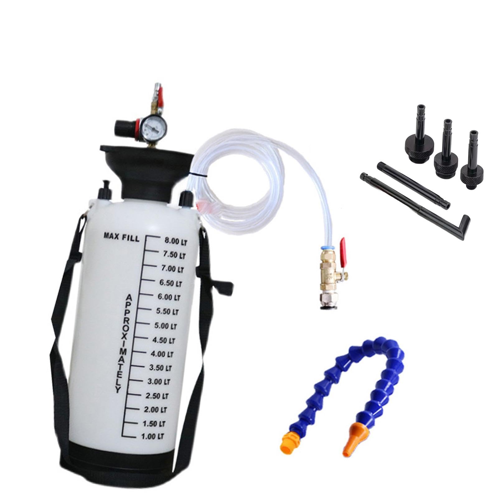 Ronyme 8L Getriebeöl-Einfüllbehälter, Kfz-Getriebeölpumpe, Transferpumpe, Getriebeölpumpen- und Spender, ATF-Füller, 8L mit Adapter von Ronyme