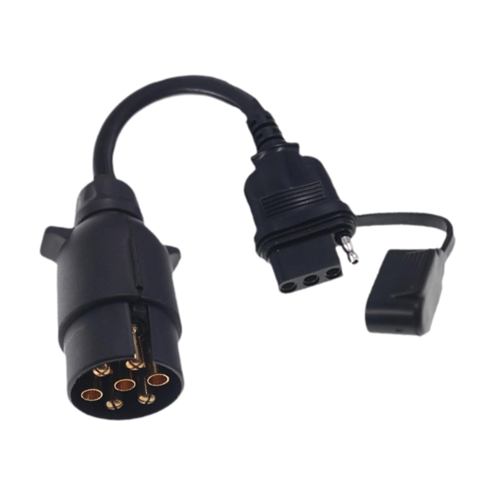 Ronyme Anhänger-Stecker-Adapter, Anhänger-Stecker-Adapter, mehrpoliger Anhängerkupplungs-Adapter, Anhängerkupplung für Wohnmobil-Traktor-Teile-Zubehör von Ronyme