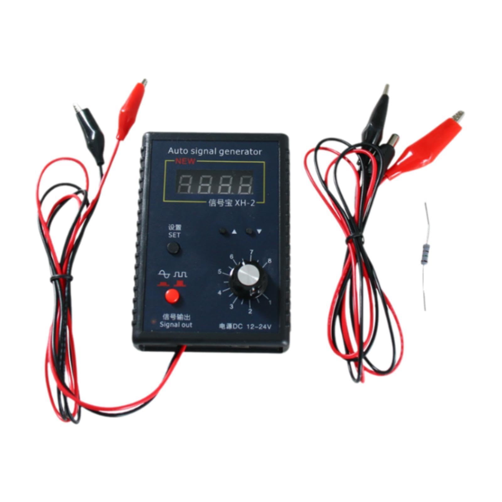 Ronyme Auto-Signalgenerator, Auto-Hallsensoren, 12-24 V, 2-8000 Hz, Signalmesser, professioneller Kurbelwellensensor-Simulator, Auto-Signaltester von Ronyme