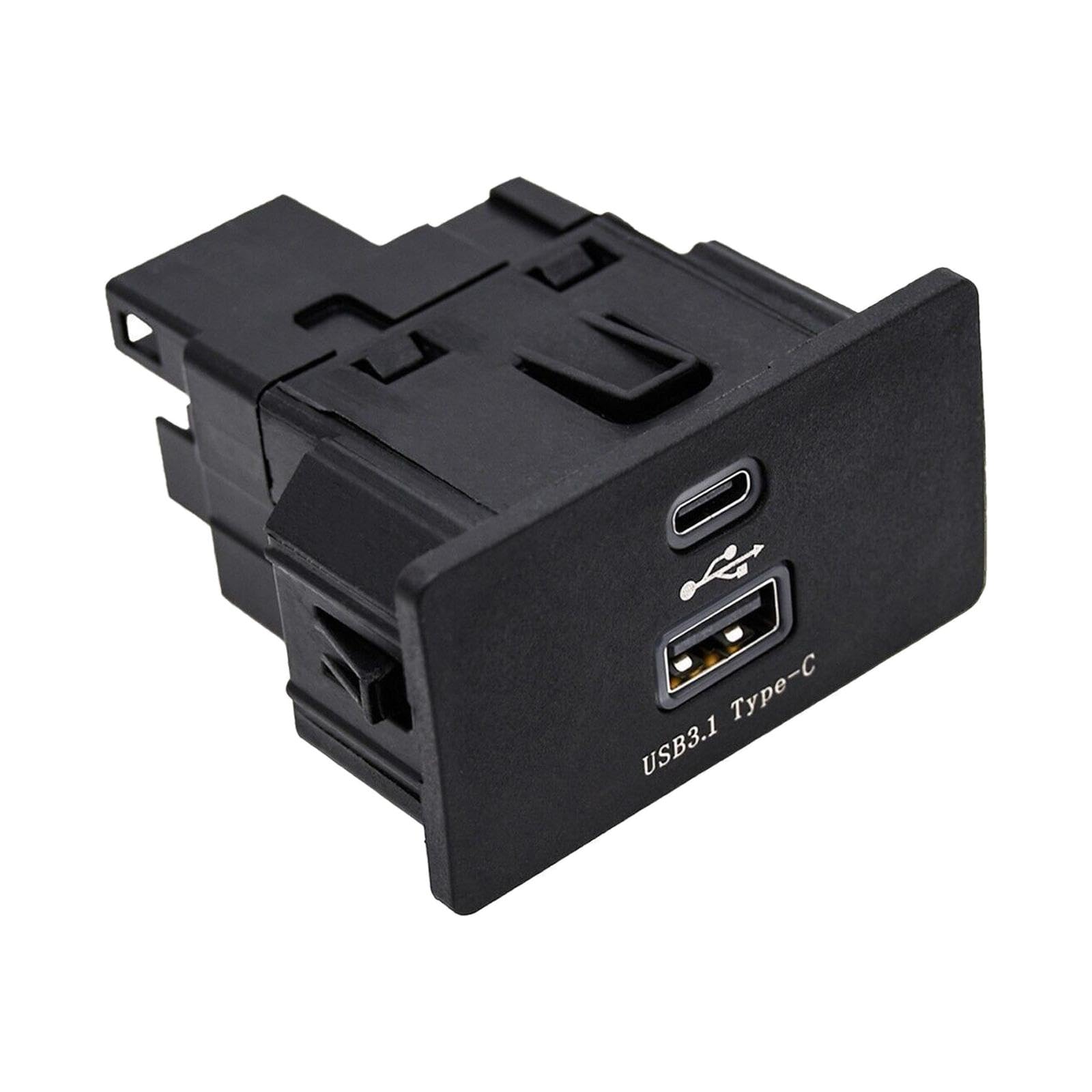 Ronyme Duales USB-Schnittstellenmodul, Carplay-Schnittstelle, USB-Hub-Modul, einfach zu bedienen, stabile Datenübertragung, HC3Z 19A387-e für von Ronyme