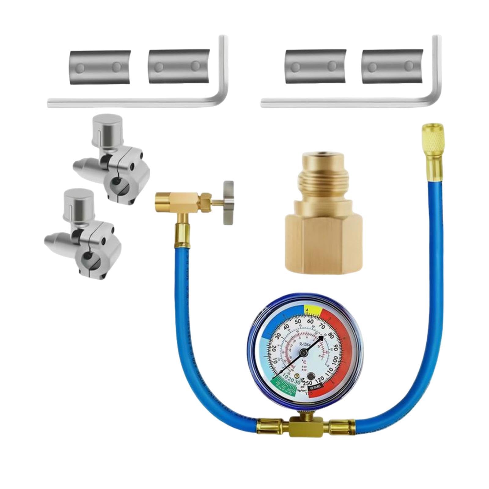 Ronyme Fahrzeug-Ladeschlauch-Set mit, Gummischlauch-Zubehör, auslaufsicher, einfache Montage, selbstdichtender Adapter von Ronyme