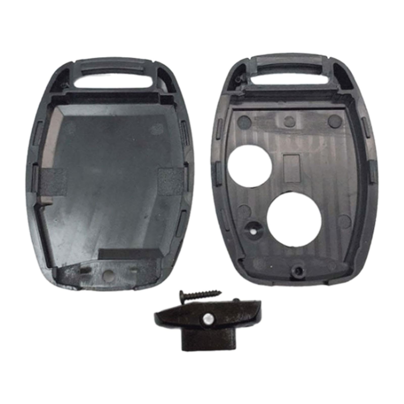 Ronyme Keyless Entry Key Fob Shell Case Reparaturteil Einfache Installation Autozubehör Hochleistungs-Premium-Ersatz , Schwarz 2 Knöpfe von Ronyme