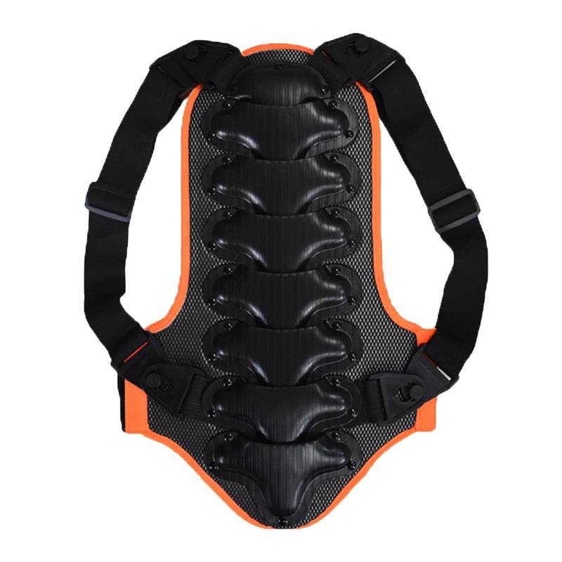 Ronyme Kinder Rückenprotektor Kinder Protektor Pad für Snowboarden Reiten Sport Motorrad, Schwarz, S von Ronyme