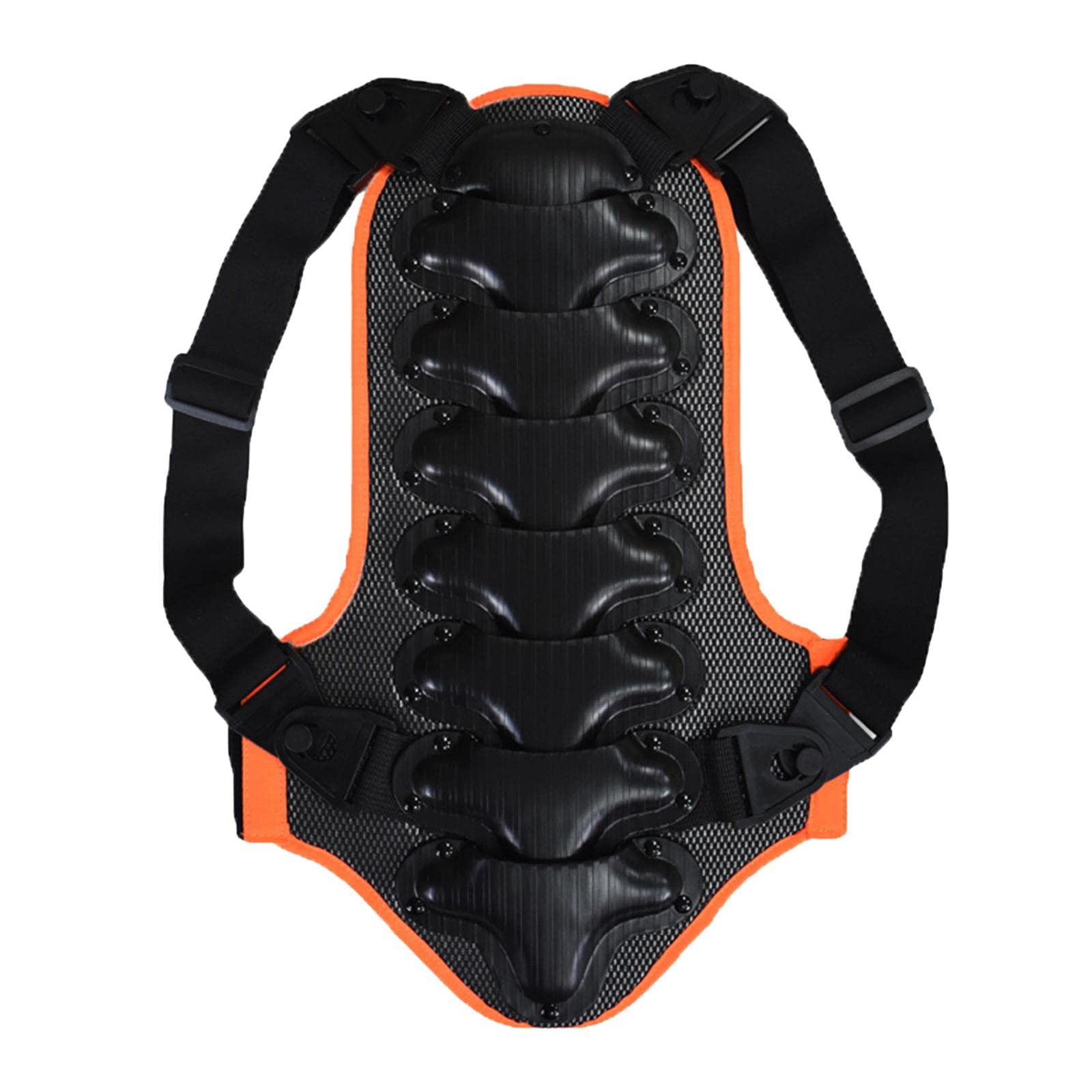 Ronyme Kinder Rückenprotektor Kinder Protektor Pad für Snowboarden Reiten Sport Motorrad, Schwarz, l von Ronyme