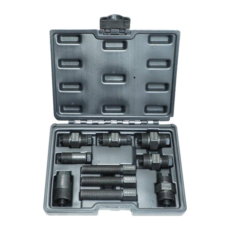 Ronyme Motorrad -Schwungrad -Abzieher Set mit Hülle Storage Universal Motorrad Teil für Fliegenrad Puller M26X1.5 / M22X1.5 M19X1.0 Portable von Ronyme