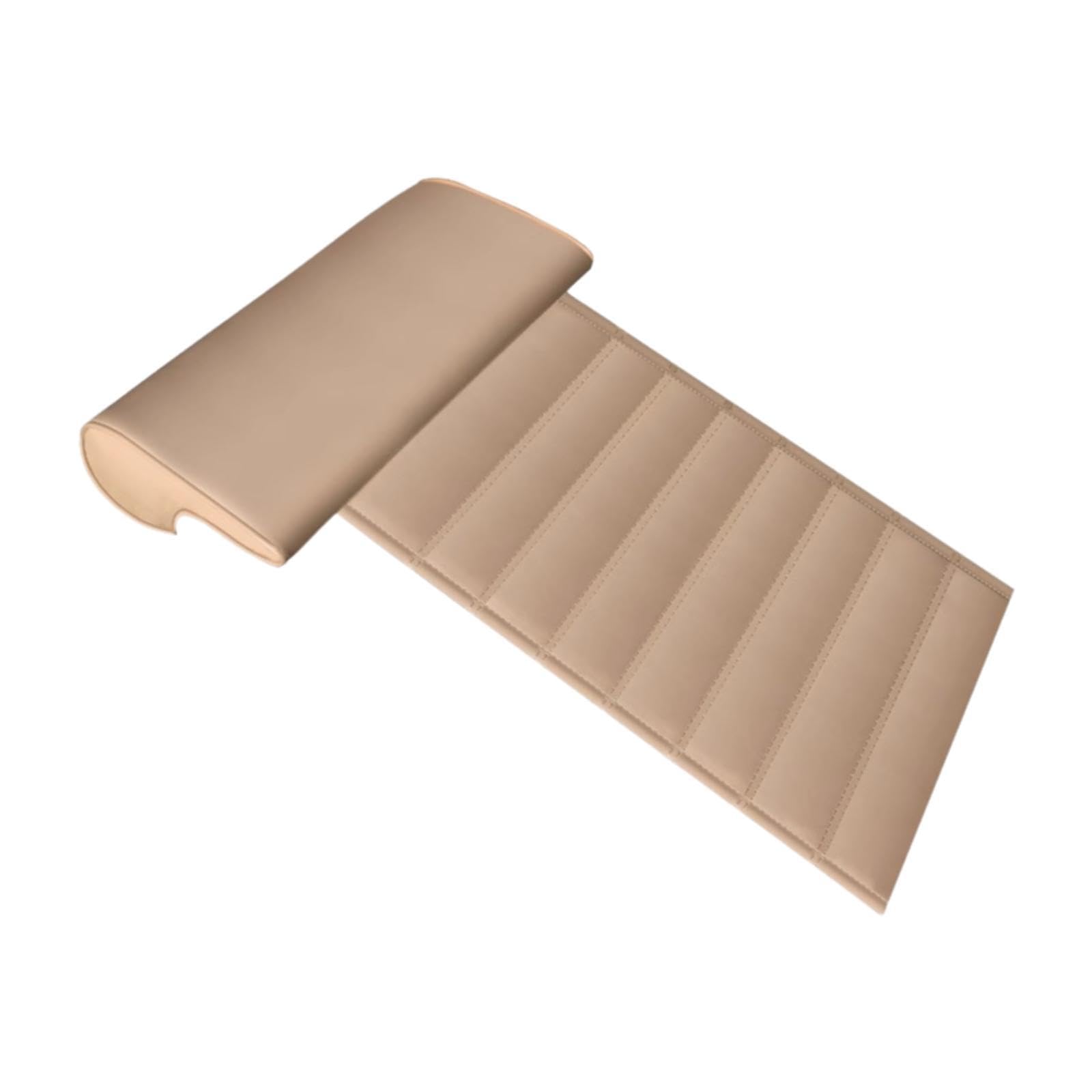 Ronyme Truck Sitz Bein Knie Kissen PU Accessoires Mehrzweckweich für Liegestühle Stützmatte 22.4x15.3inch, Beige von Ronyme