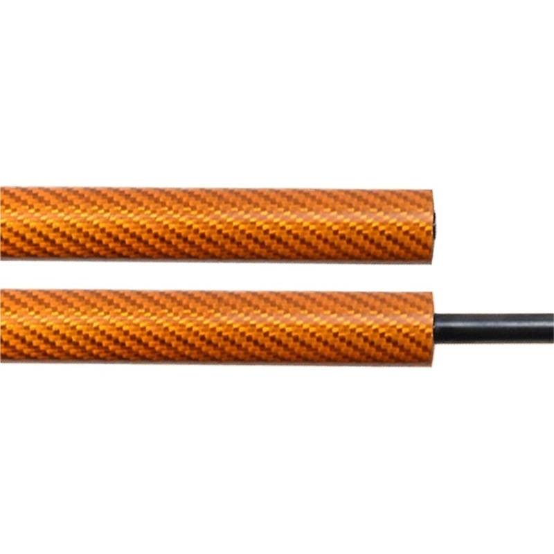 Heckklappendämpfer Für Mitsubishi Für Eclipse 1990-1994 Fließheck MB422903 4731 Heckklappe Heckklappe Lift Unterstützt Schocks Gasdruckfedern Gasdruckfeder Heckklappe(Orange Carbon Fiber) von Ropaix