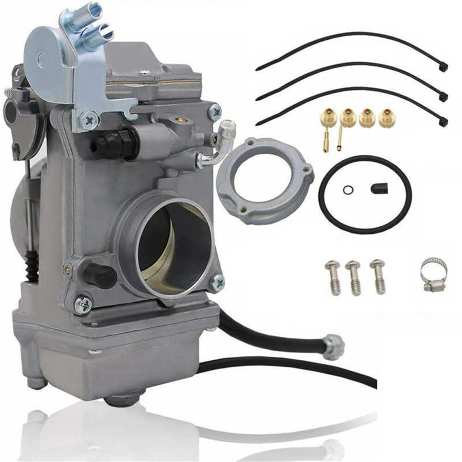 Motorrad Carburetor Für HSR42 45 48 42 mm Carb Accelerator Pump Performance Pumper Vergaser Vergaser(48 MM) von Ropaix