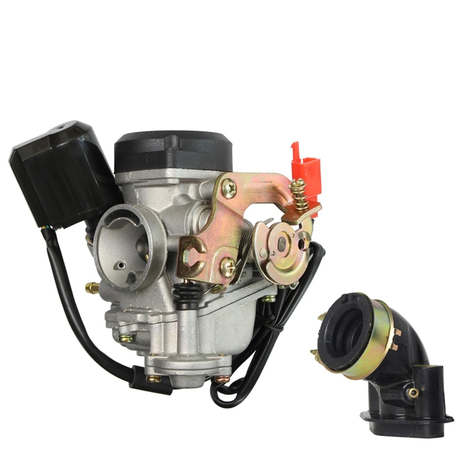 Motorrad Carburetor GY6 50cc 60cc 80cc 90cc Roller Moped Für PD18J Für PD19J Für 139QMB Für 139QMA 18mm 19mm Für ATV VERGASER Vergaser(A-2) von Ropaix