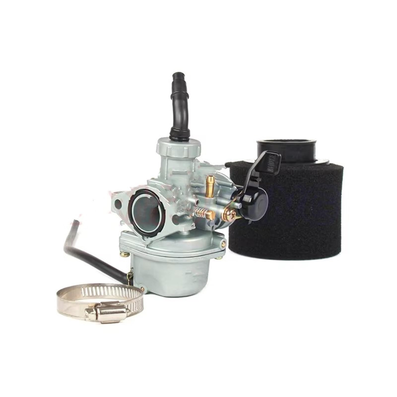 Motorrad Carburetor Motor PZ22 22 mm Vergaser und 38 mm Luftfilter für 125 cc Dirt/Pit Bikes Monkey Bikes für ATV Vergaser(Car with Black) von Ropaix