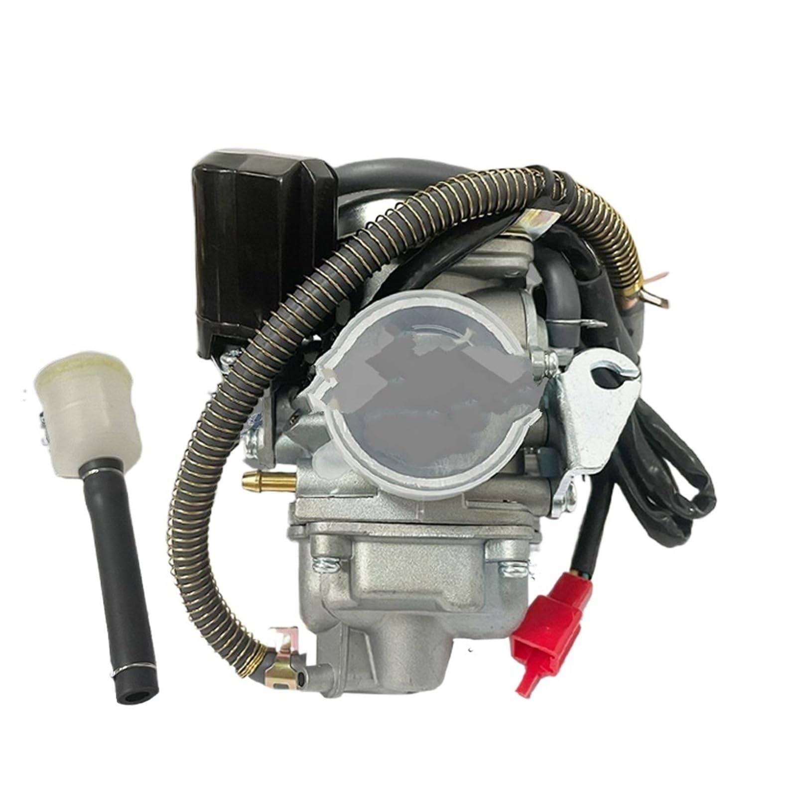 Motorrad Carburetor Motorrad Für PD26J 26mm Vergaser Mit Elektrische Choke GY6 125cc 150cc Roller Für ATV 4 Takt Pit Zubehör Motocross Vergaser(D26J Oil Pipe) von Ropaix