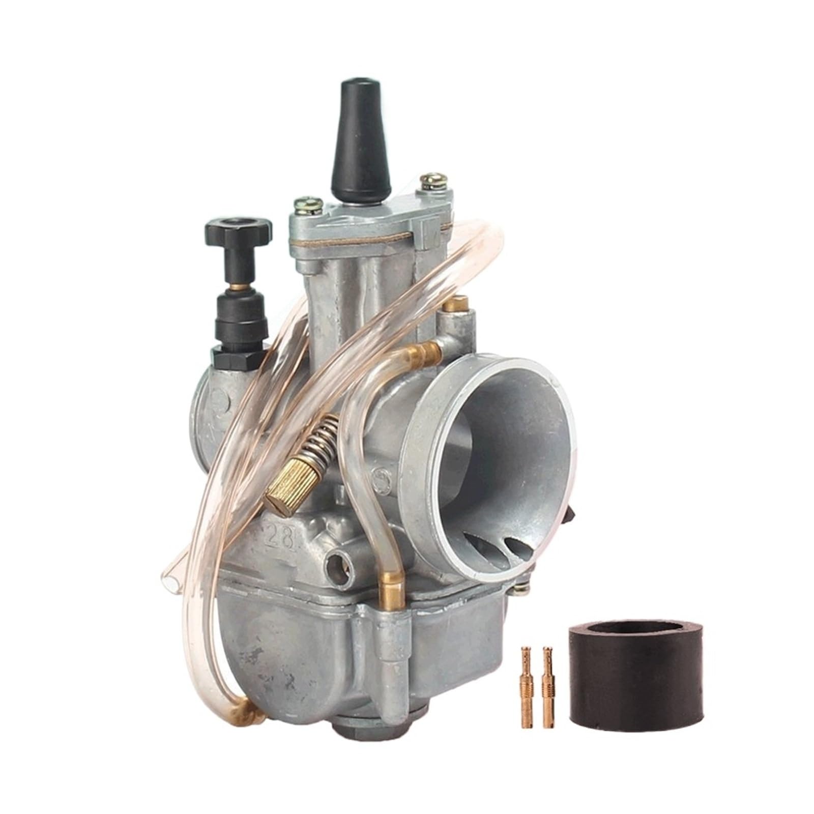 Motorrad Carburetor Universal Vergaser 2T 4T Für Motorrad Für PWK Vergaser 21 24 26 28 30 32 34mm Dirt Bike Pit Scooter Für ATV Quad Vergaser(D34mm) von Ropaix