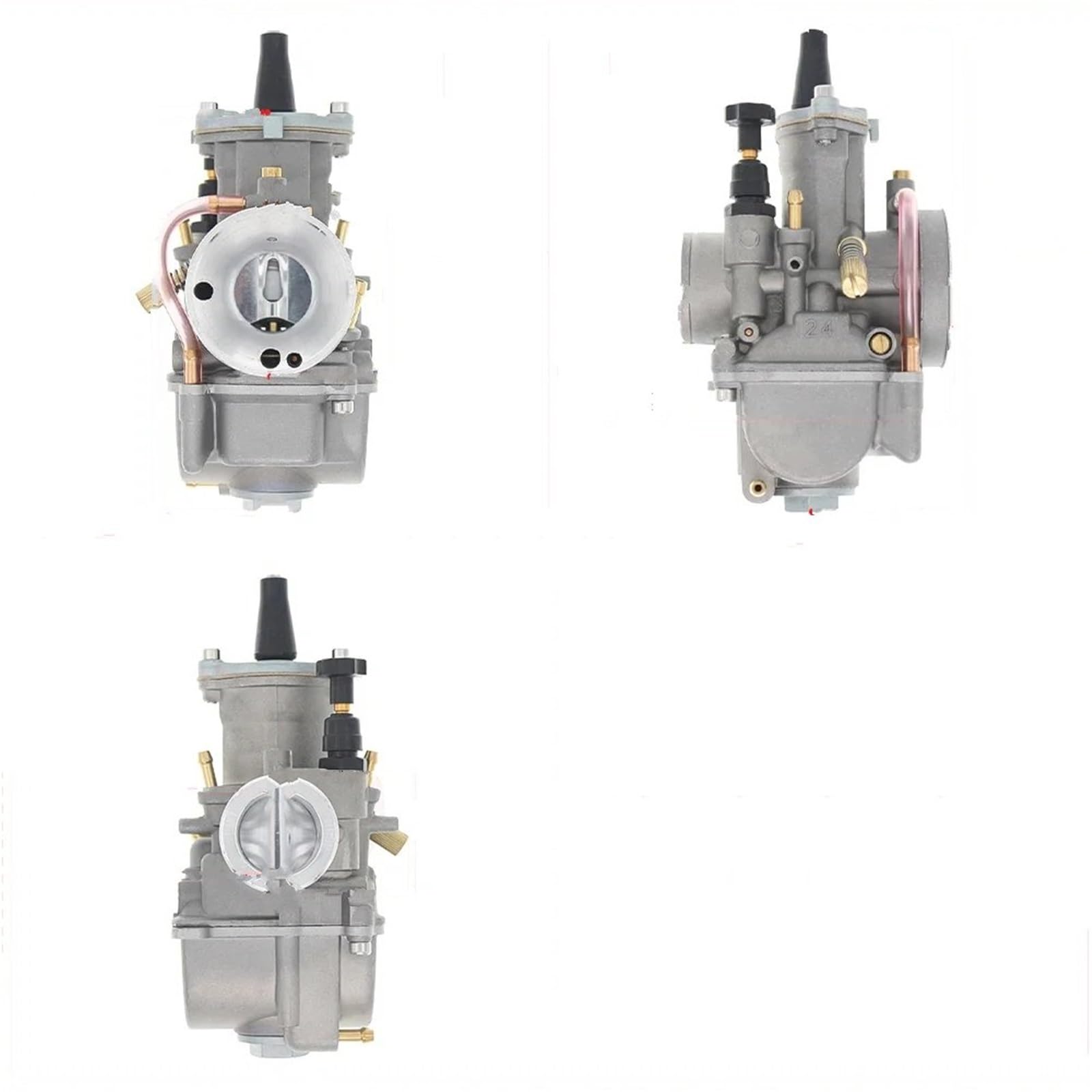 Motorrad Carburetor Universal für PWK 21 24 26 28 30 32 34mm Motorrad Vergaser Power Injection, für Racing Für ATV Vergaser(32mm) von Ropaix