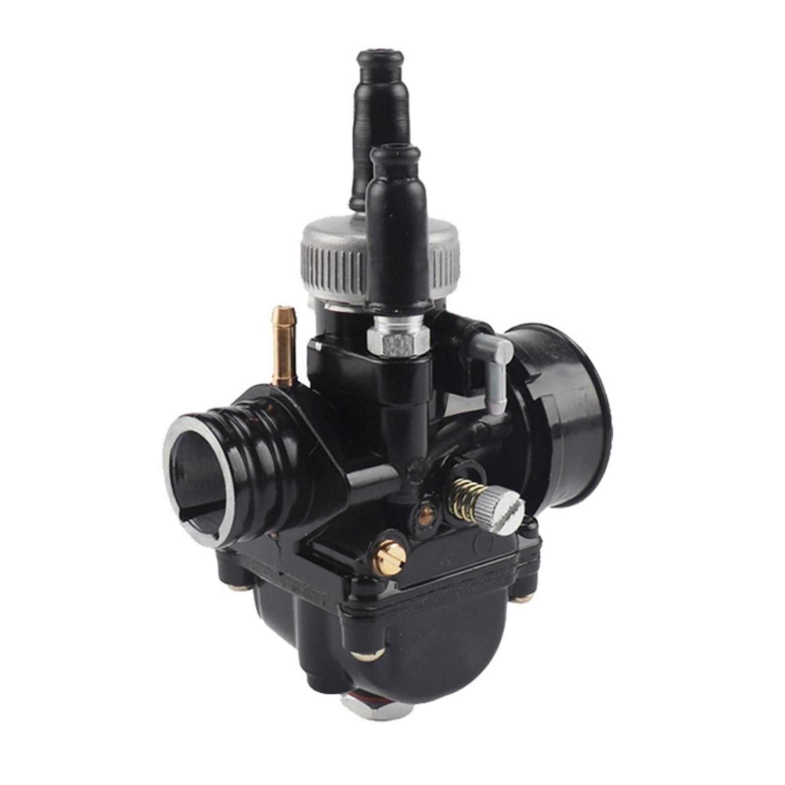 Motorrad Carburetor Vergaser 17 19 21 mm 2T Racing Carb für 47 cc 49 cc GY6 für Jog 50 90 für BWS100 RG50 15 mm 17,5 mm 19,5 mm Vergaser Vergaser(21mm) von Ropaix